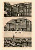 Pensionaat St. Louis, St. Martinusschool en een panorama van Weert omstreeks 1939.