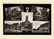 oa het College, de spitsloze St. Martinuskerk en het Postkantoor in 1956.